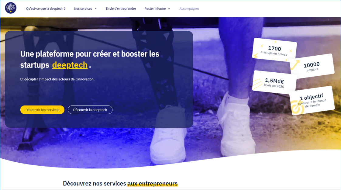 Home page_Les Deeptech.fr