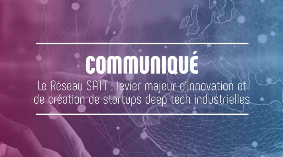 Visuel illustratif_Communiqué Reseau SATT Startups industrielles