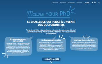 LE CHALLENGE MATURE YOUR PhD