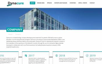Home page site Dynacure