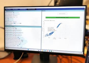 Ecran logiciel PRISM